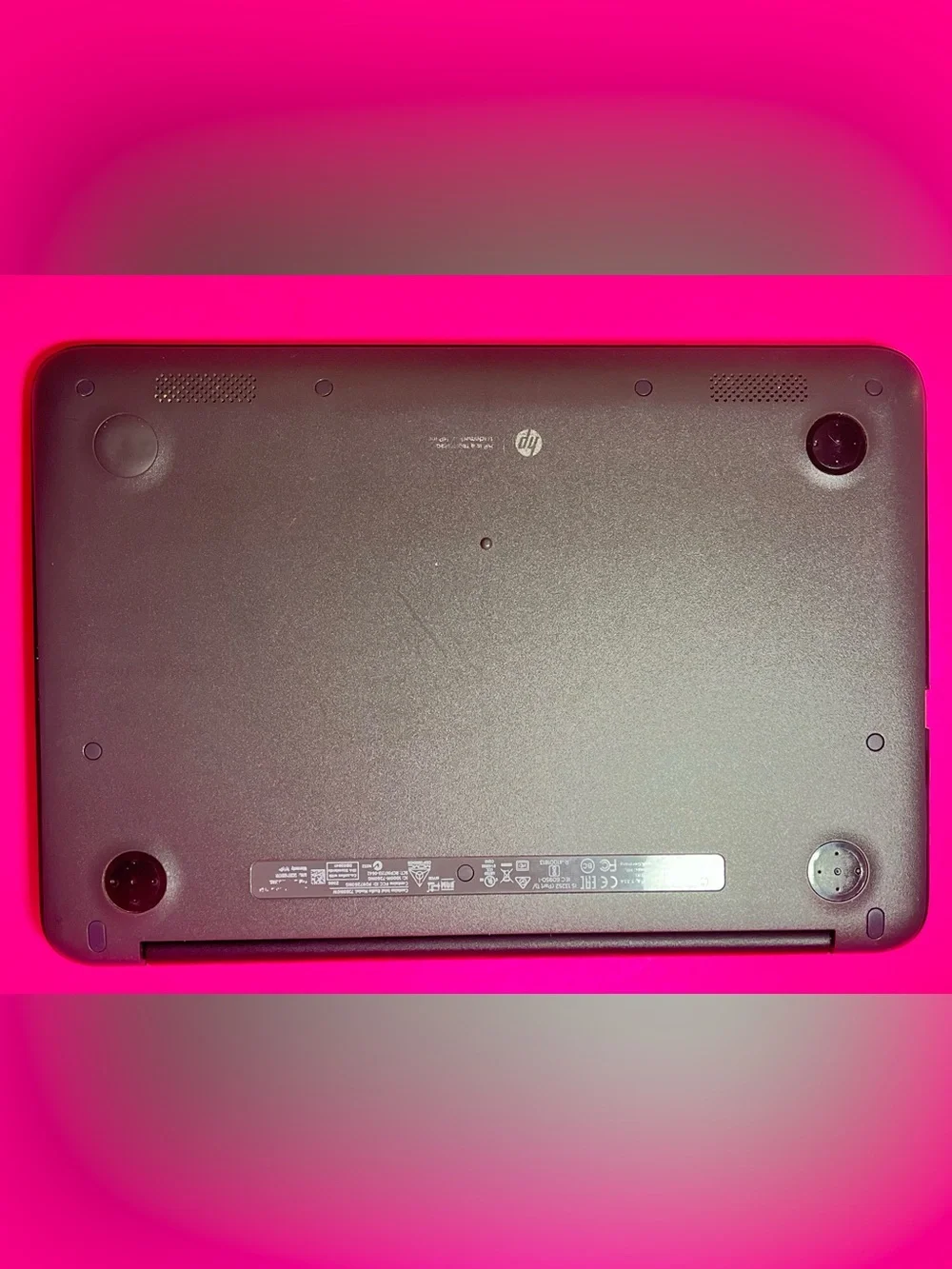 HP Black Chromebook Laptop with Built-in Webcam